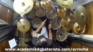 Arrochadeira Na Bateria  Academia do Baterista [upl. by Bevus]