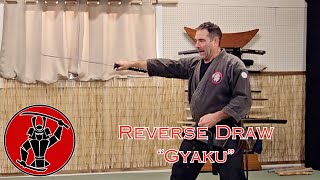 Reverse Sword Drawing Gyaku Sword Draw 1 [upl. by Aiyekal]