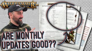 Monthly Updates for Age of sigmar 4 Good or bad [upl. by Aisenat]