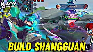 AOV  ZATA GAMEPLAY  BUILD SHANGGUAN  ARENA OF VALOR LIÊNQUÂNMOBILE ROV [upl. by Ahseetal]