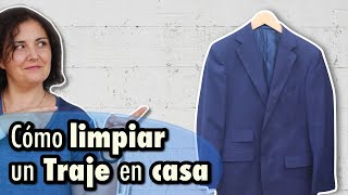 Cómo limpiar un traje de hombre en casa [upl. by Feldstein]