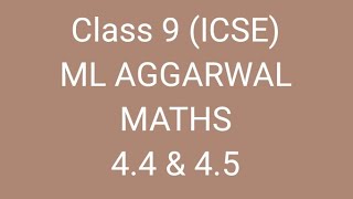 class 9 icse ml aggarwal solutions factorisation [upl. by Alurd]