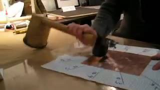 Mezzotint rocker jig demo [upl. by Ashraf]