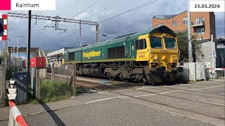 Rainham Station amp Level Crossing 23032024 [upl. by Annibo120]