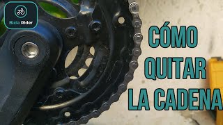 Cómo Quitar y Reinstalar La Cadena de Tu Bici  Tutorial  Mantenimiento a la Cadena PARTE 1 [upl. by Hesketh]