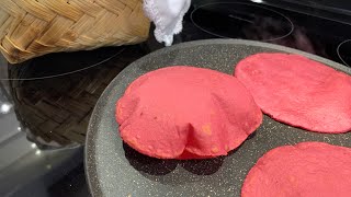 Tortillas de maíz con Betabel LaCocinadeDIMIJ5 [upl. by Paige]