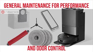 Roborock Q Revo Maintenance for Performance and Odor Control [upl. by Meekyh]