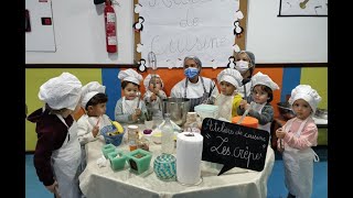 Atelier de cuisine  La maternelle  La petite Section [upl. by Oinigih]