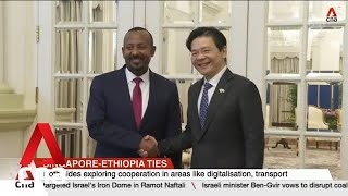 Singapore and Ethiopia can serve as gateways to enhance links between SEA and Africa PM Wong [upl. by Dadirac]