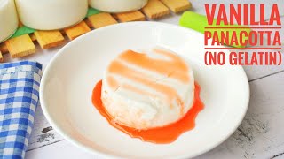 How To Make Panna Cotta With Veg Gelatin  Vanilla Panna Cotta Recipe  Gelatin Free [upl. by Nialb874]