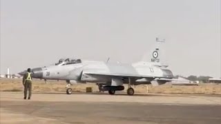 Nigerian JF17 fighter jet seen with Turkishmade ASELPOD [upl. by Atinat657]