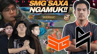 SMG SAXA NGAMUK  BANTAI BLACKLIST SAMPE MANIAC  SMG VS BLACKLIST MATCH 2  M5 [upl. by Ynohtnakram61]