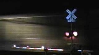 ATSF SD 402 IN ROCHELLE ILL GREAT HORNDOPPLER EFFECT [upl. by Anneehs]