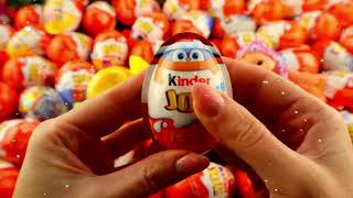 Kinder Joy Egg Opening  Most Satisfying Videos ASMR 14 [upl. by Leiuqese]