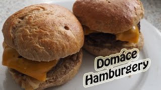 Domáce hamburgery  ako si upiecť domáce žemle  inšpirácia na náplň  Recept [upl. by Novrej]