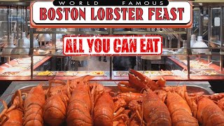 6495person for Unlimited LOBSTER Snow Crab Legs amp much more  World Famous Boston Lobster Feast [upl. by Maidie]