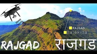 Rajgad Fort  Suvela Machi amp Sanjivani Machi  Drone Shots [upl. by Accisej543]