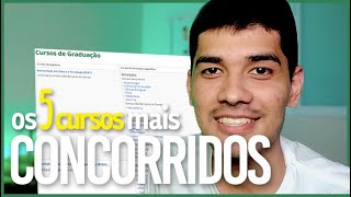 TOP 5 CURSOS MAIS CONCORRIDOS DA UFABC [upl. by Narej]