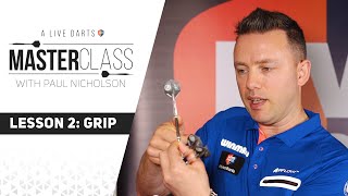 A Live Darts Masterclass  Lesson 2  How to grip your darts [upl. by Anialam109]