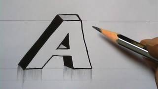 How to write 3D letters  3D letter designing  mazic writer [upl. by Ahtenak]