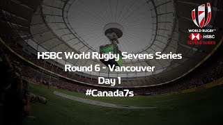 HSBC World Rugby Sevens Vancouver  Day 1 [upl. by Yeliac]