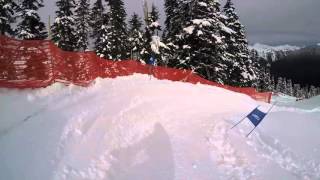 Ken Achenbach 30th Anniversary Mt Baker Banked Slalom Winning Run POV [upl. by Norab]