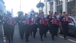 Craiganee Accordion Band  Ballymoney Cancer Research Parade 2017 [upl. by Sadie]