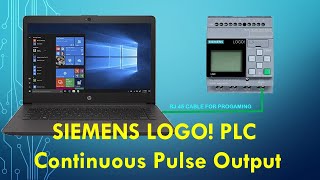 SIEMENS LOGO PLC Continuous Pulse Output [upl. by Etan]