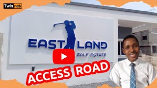 Road to EASTLAND GOLF ESTATE  Abijo Lekki Lagos [upl. by Grefe97]