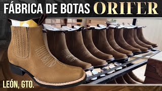 Orifer piel Fabricante de Botas y chamarras en Leon Guanajuato boots Fabric Vaquero mayoreo [upl. by Meeks]