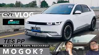 CHALLENGE PAKAI IONIQ 5 PP KELUAR KOTA GAK BOLEH NGECHARGE BERSAMA LUGNUTZ APAKAH MOGOK DIJALAN [upl. by Pelagias253]