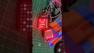 Dot matrix display  electronic project  school project for beginners [upl. by Nylg]