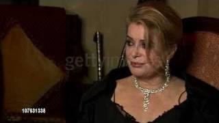 Catherine Deneuve Interview 7th Dubai International Film Festival [upl. by Roath]