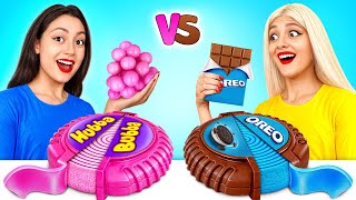 Chocolate vs Real Food Challenge  Chocolate Cooking Challenge by XChallenge [upl. by Ronnica]