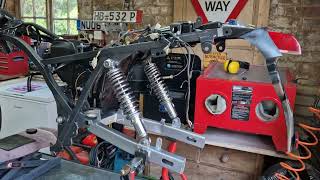 Yamaha SRX600 restoration part 04 [upl. by Omrellug715]