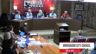 Winnsboro City Council [upl. by Spears242]