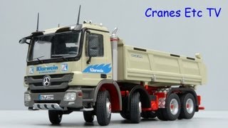 NZG MercedesBenz Actros Meiller Tipper Klarwein by Cranes Etc TV [upl. by Nnyleahs174]