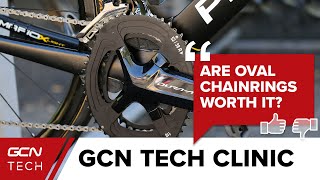 Are Oval Chainrings Worth It  GCN Tech Clinic AskGCNTech [upl. by Barn]