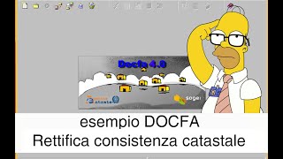 esempio DOCFA  rettifica consistenza catastale VARdocfa [upl. by Michiko]