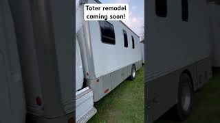 Toter home remodel coming soon [upl. by Ahsauqal]