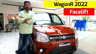 Maruti Suzuki Wagon R facelift 2022  detailed walkaround  New engine upgrade  Birlas Parvai [upl. by Neerehs]