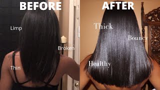 HEALTHY HAIR CARE ROUTINE amp TIPS ON RETAINING LENGTHHEALTH [upl. by Akiner111]