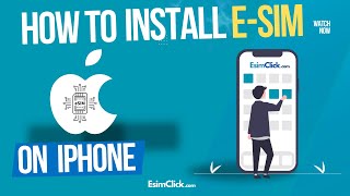 How to install Esim on your iphone [upl. by Aleirbag]