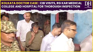 Kolkata Doctor Case  CBI visits RG Kar Medical College and Hospital for thorough inspection [upl. by Arinayed529]