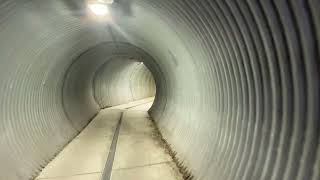 The Whittier Alaska Pedestrian Tunnel Under the Train Tracks has Black Bear Poop Complete Walk [upl. by Tersina99]