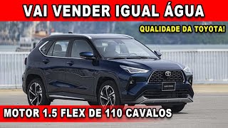 🚨O NOVO TOYOTA YARIS CROSS O SUV COMPACTO QUE FALTAVA [upl. by Brandes]