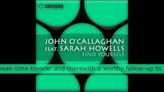 John OCallaghan feat Sarah Howells  Find Yourself Original Mix CVSA089 [upl. by Novaelc463]