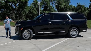 2024 Cadillac Escalade ESV  Is It The BEST FullSize Luxury SUV [upl. by Tenney]