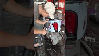 Pemolesan Yamaha Filano ceramiccoating automobile automobile detailing [upl. by Telfer498]