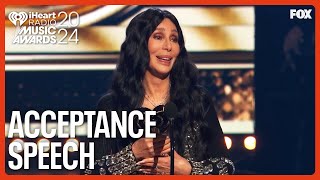 Cher Wins The Icon Award  Live at the 2024 iHeartRadio Music Awards [upl. by Orsa922]